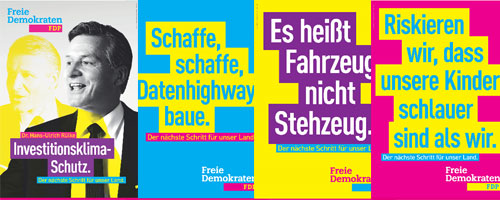 Fdp Wahlplakate