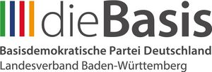 Logo des Landesverbands Baden-Württemberg der Partei dieBasis