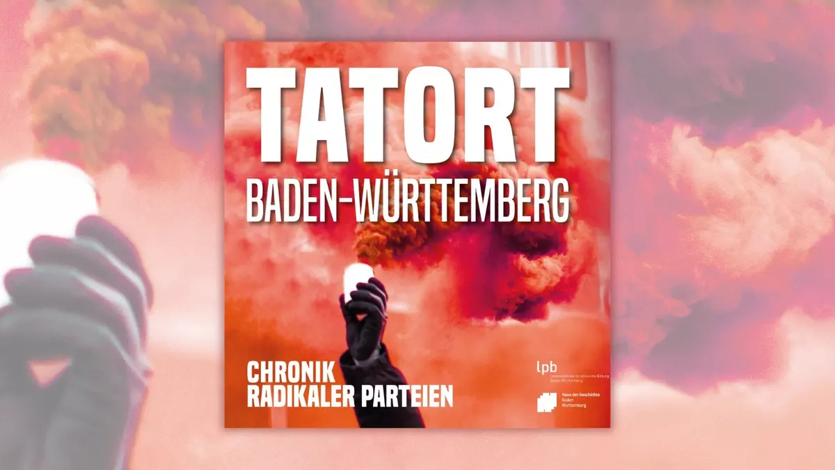 Tatort Baden-Württemberg. Cover der zweiten Staffel: Chronik radikaler Parteien.