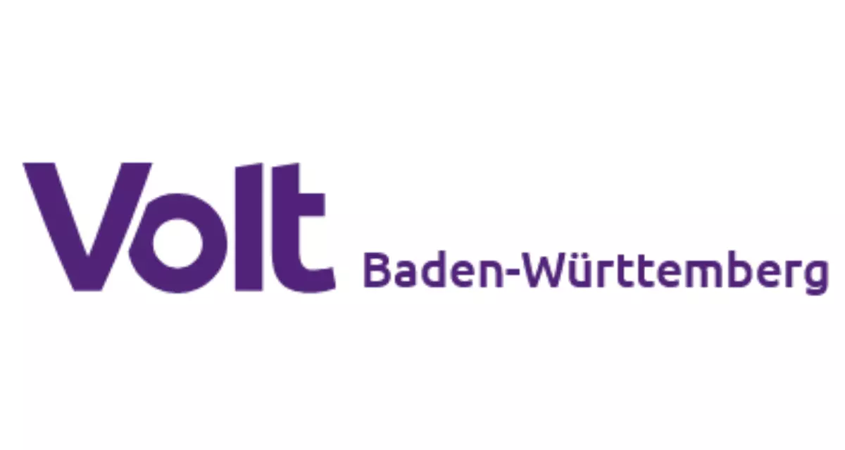 Logo der Partei Volt, Landesverband Baden-Württemberg