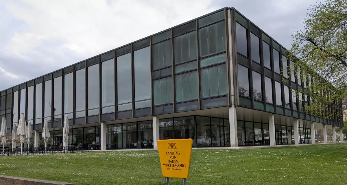 Das Landtagsgebäude in Stuttgart. 