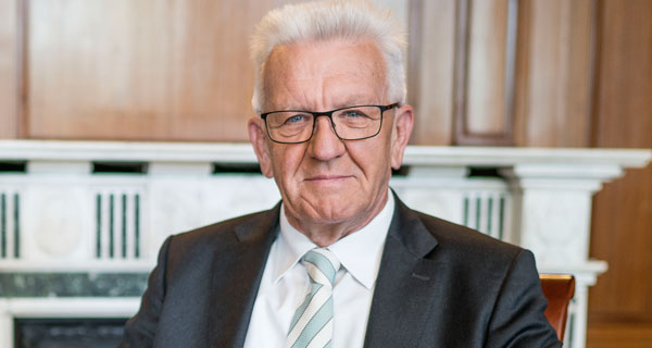 Ministerpräsident Winfried Kretschmann. Foto: Staatsministerium Baden-Württemberg